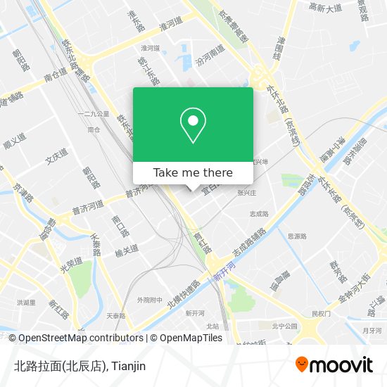 北路拉面(北辰店) map