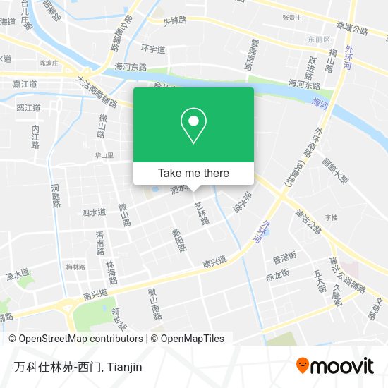 万科仕林苑-西门 map