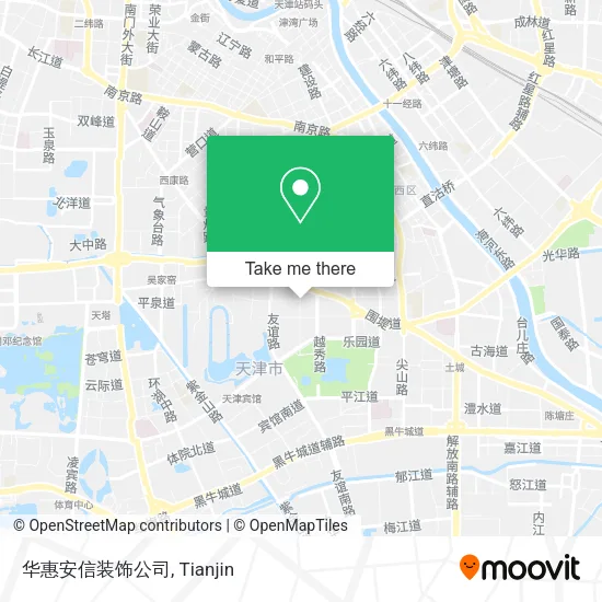 华惠安信装饰公司 map