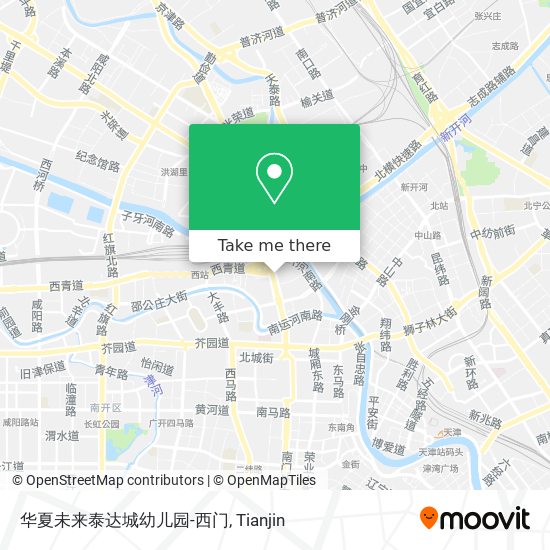 华夏未来泰达城幼儿园-西门 map