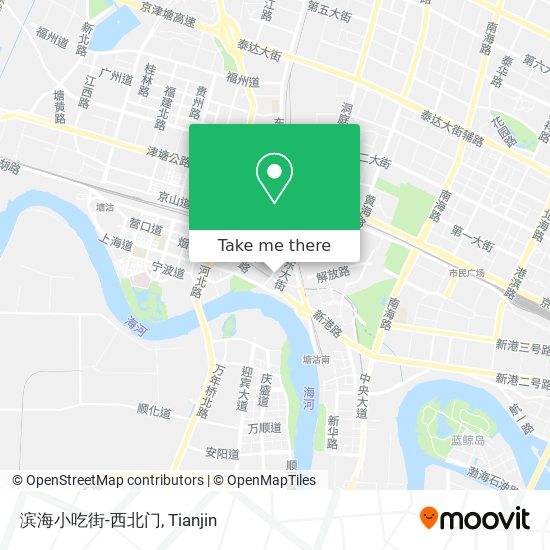 滨海小吃街-西北门 map