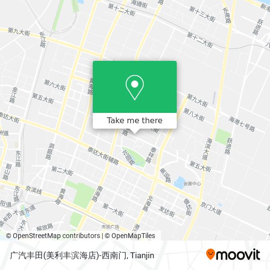 广汽丰田(美利丰滨海店)-西南门 map
