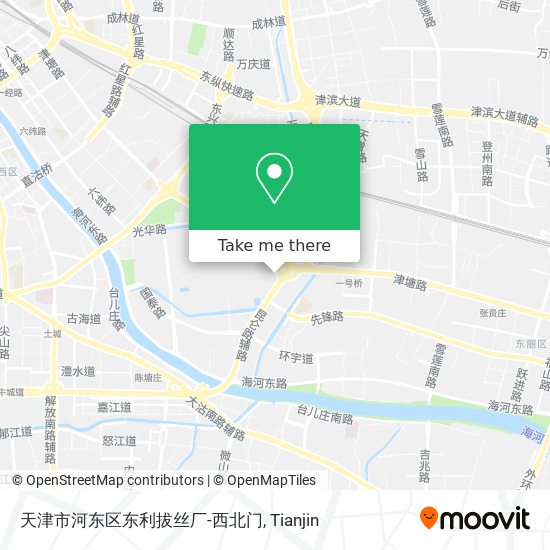 天津市河东区东利拔丝厂-西北门 map