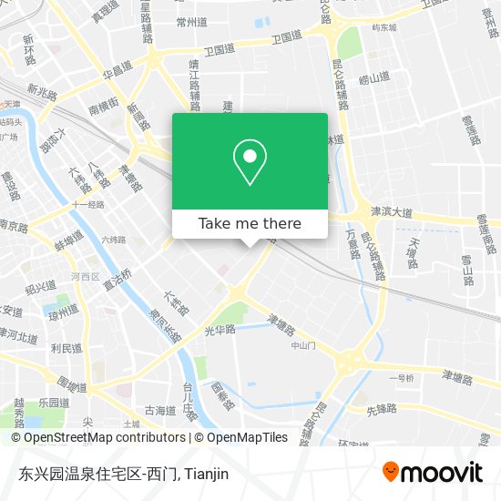 东兴园温泉住宅区-西门 map