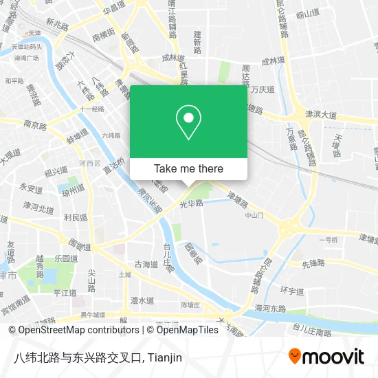 八纬北路与东兴路交叉口 map