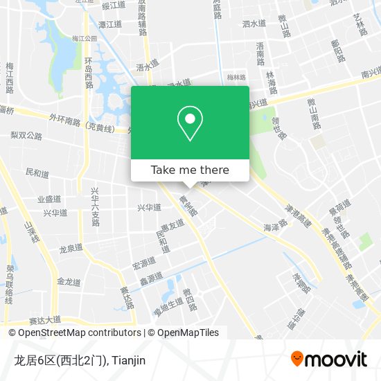 龙居6区(西北2门) map