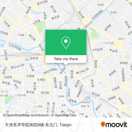 天津美术学院南院B楼-东北门 map