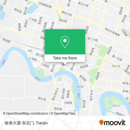 银泰大厦-东北门 map