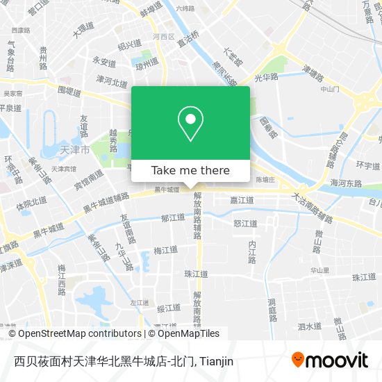 西贝莜面村天津华北黑牛城店-北门 map