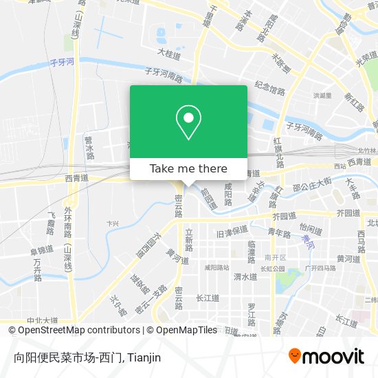 向阳便民菜市场-西门 map
