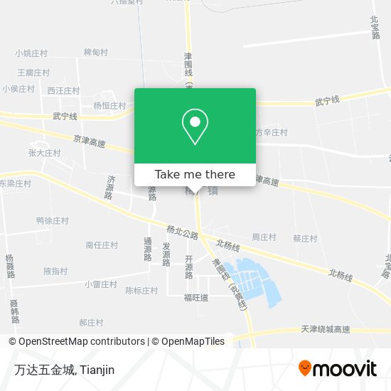 万达五金城 map