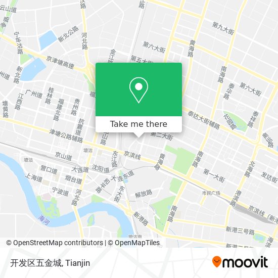 开发区五金城 map