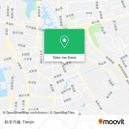 欧非汽修 map