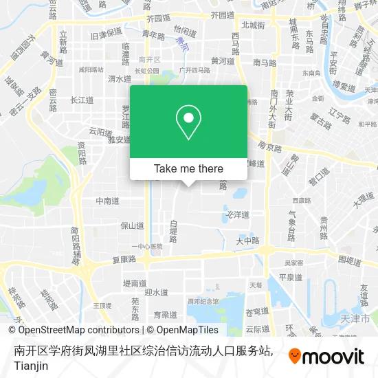 南开区学府街凤湖里社区综治信访流动人口服务站 map