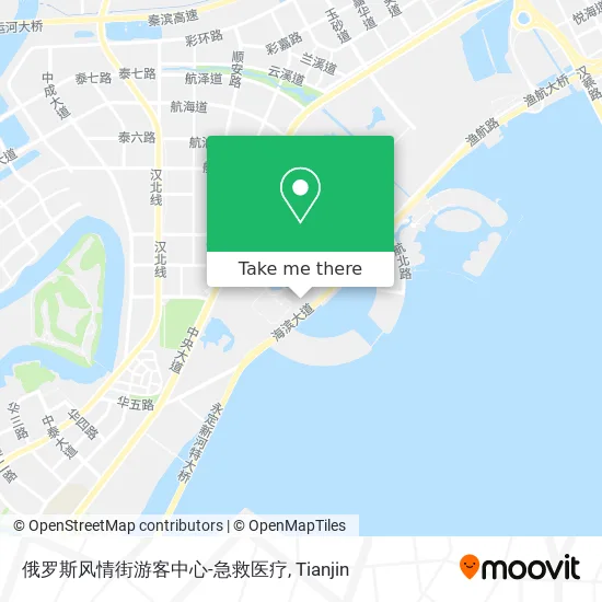 俄罗斯风情街游客中心-急救医疗 map