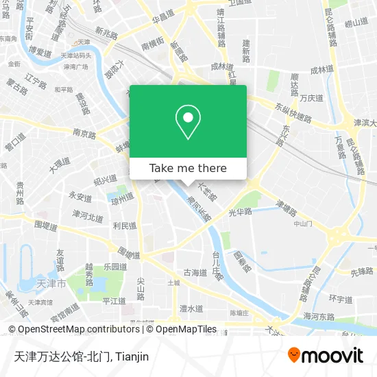 天津万达公馆-北门 map