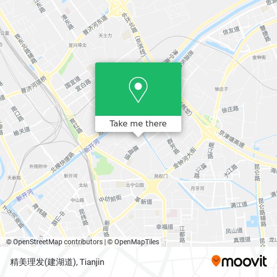 精美理发(建湖道) map