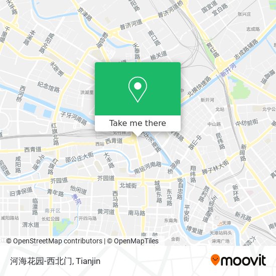 河海花园-西北门 map