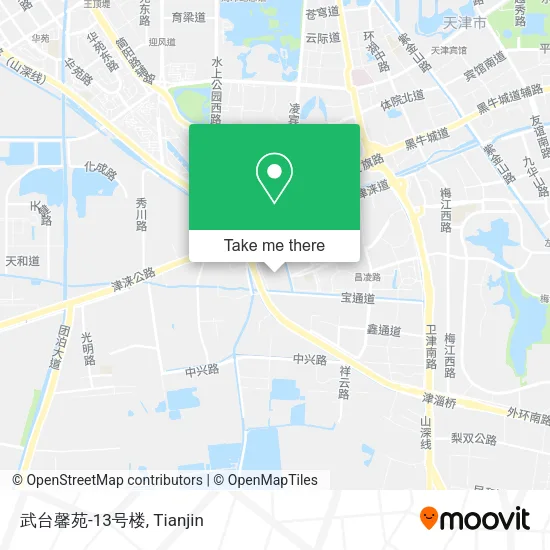 武台馨苑-13号楼 map