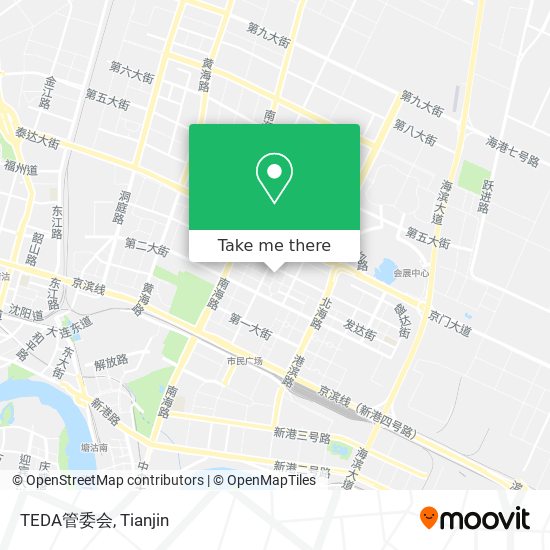 TEDA管委会 map