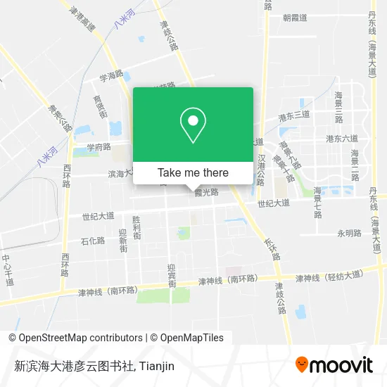 新滨海大港彦云图书社 map