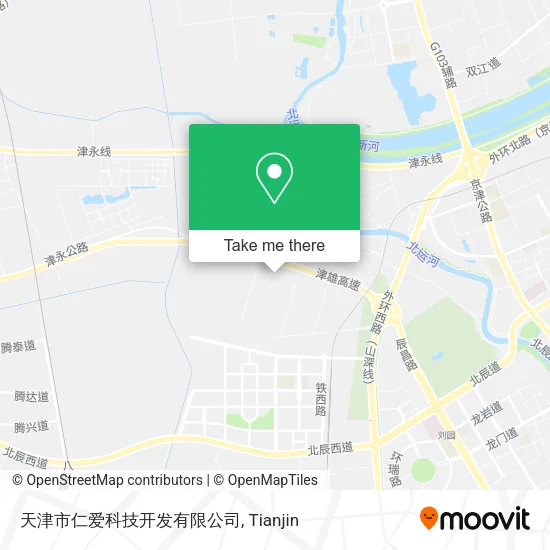 天津市仁爱科技开发有限公司 map