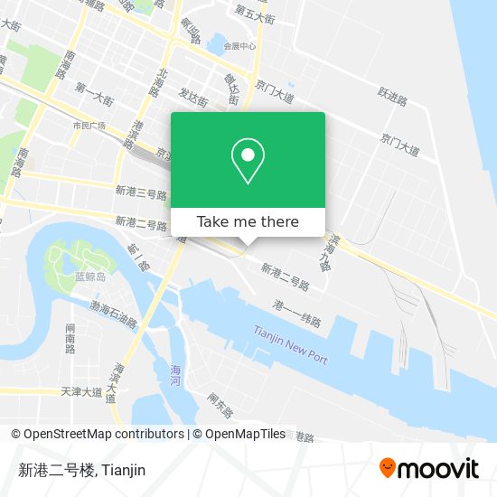 新港二号楼 map
