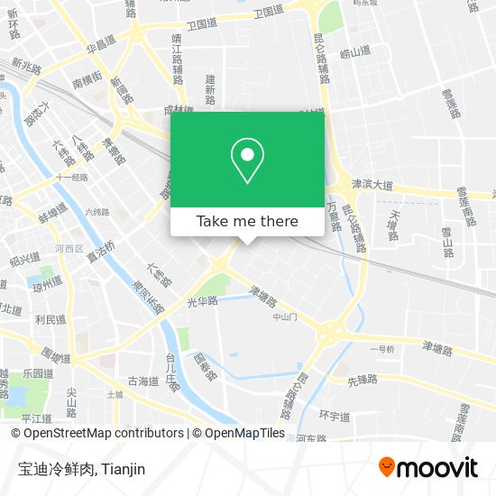 宝迪冷鲜肉 map