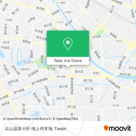 尖山温泉小区-地上停车场 map