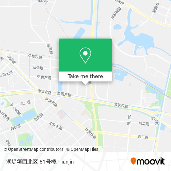 溪堤颂园北区-51号楼 map
