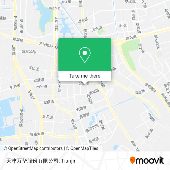 天津万华股份有限公司 map