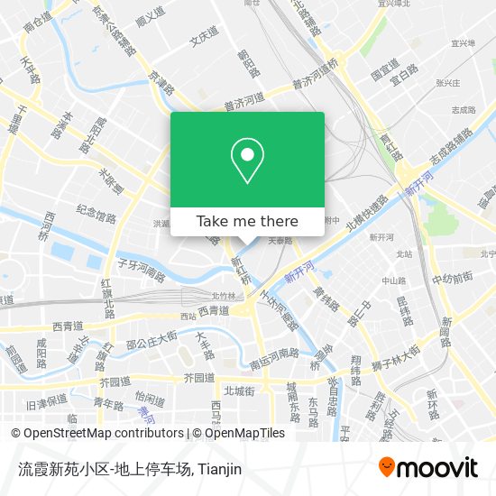 流霞新苑小区-地上停车场 map
