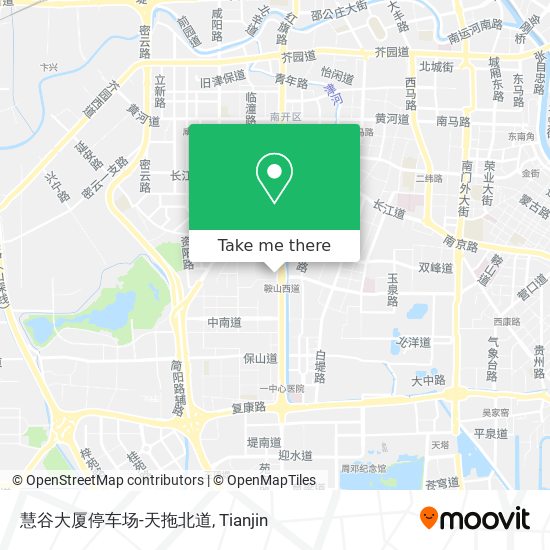 慧谷大厦停车场-天拖北道 map