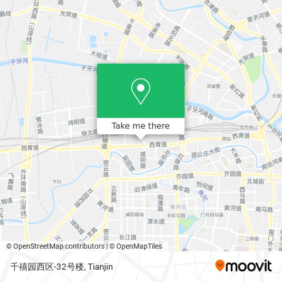 千禧园西区-32号楼 map