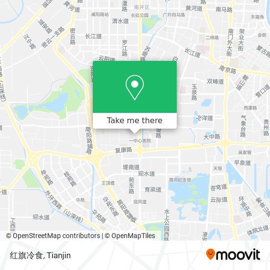 红旗冷食 map