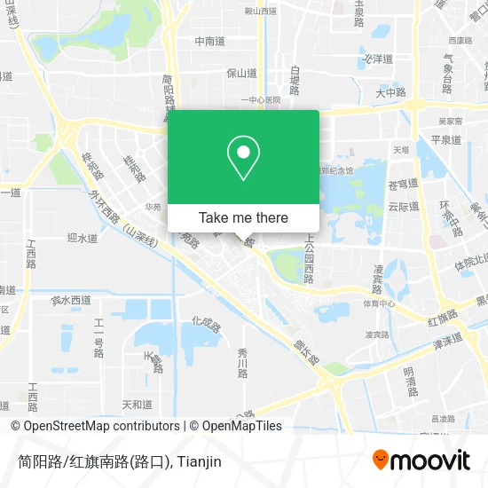 简阳路/红旗南路(路口) map