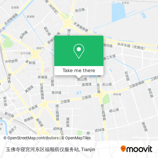 玉佛寺寝宫河东区福顺殡仪服务站 map