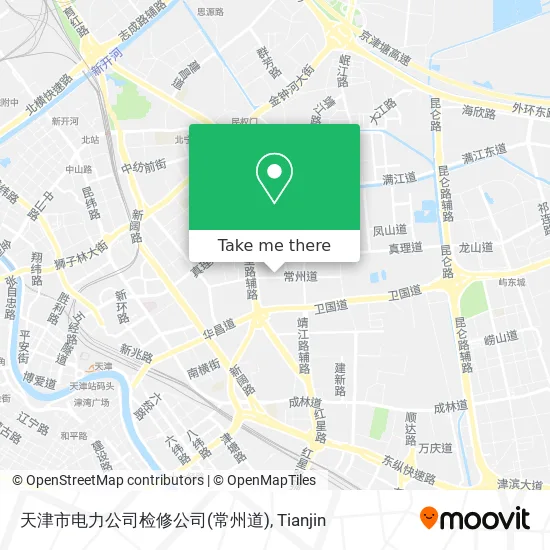 天津市电力公司检修公司(常州道) map
