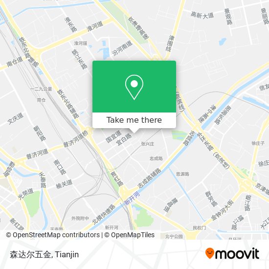 森达尔五金 map