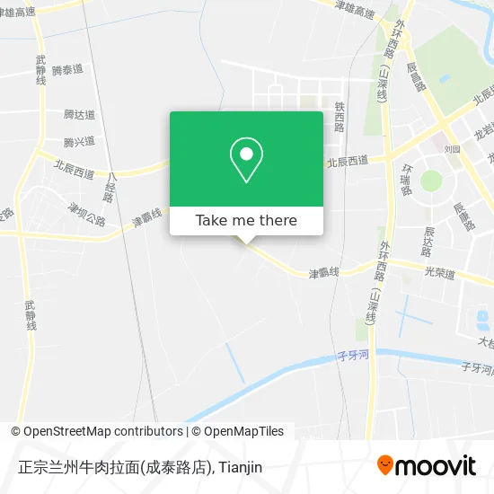 正宗兰州牛肉拉面(成泰路店) map