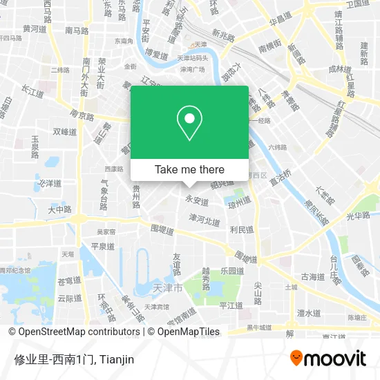 修业里-西南1门 map