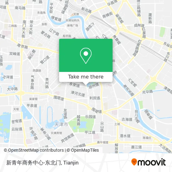 新青年商务中心-东北门 map