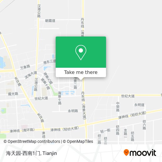 海天园-西南1门 map