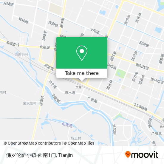 佛罗伦萨小镇-西南1门 map