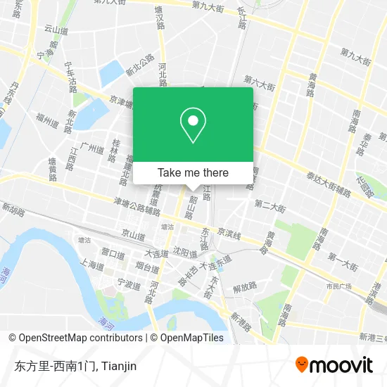 东方里-西南1门 map