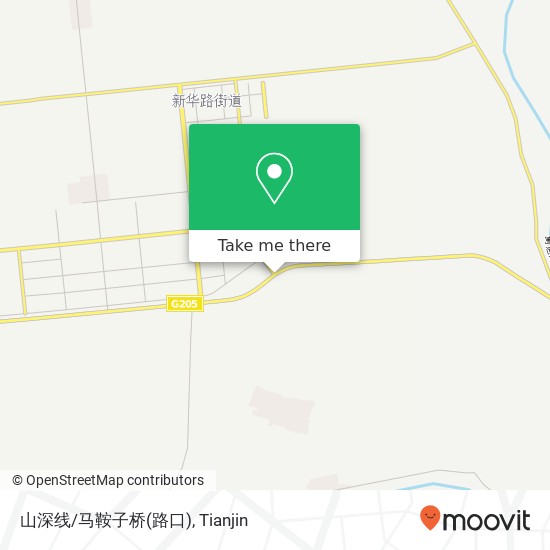 山深线/马鞍子桥(路口) map
