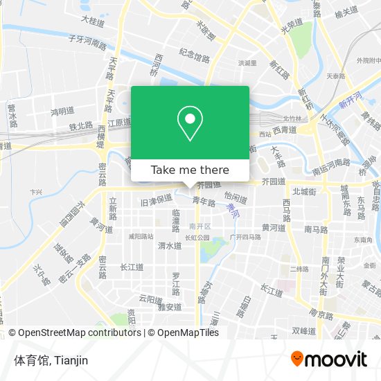 体育馆 map