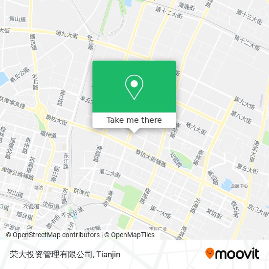 荣大投资管理有限公司 map