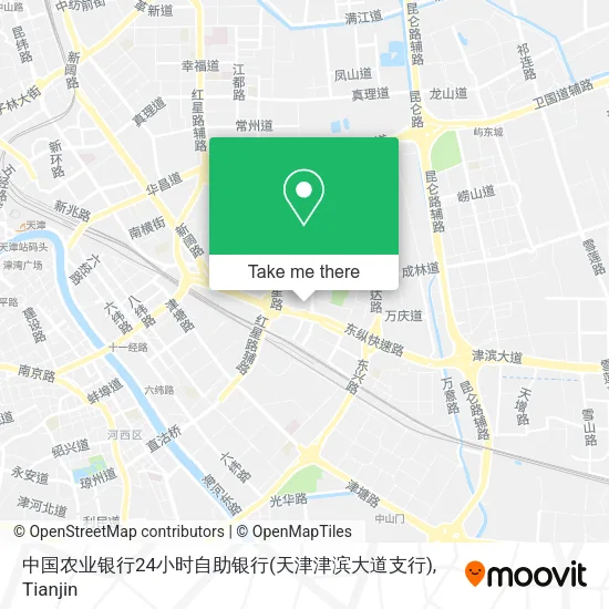 中国农业银行24小时自助银行(天津津滨大道支行) map