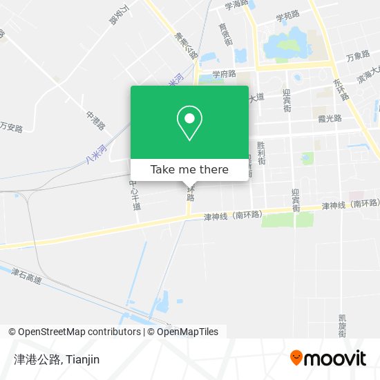 津港公路 map
